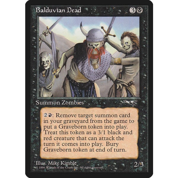 Magic: The Gathering Balduvian Dead (043) Lightly Played