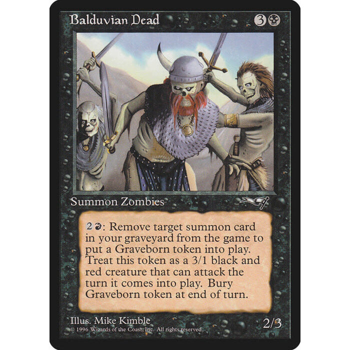 Magic: The Gathering Balduvian Dead (043) Lightly Played