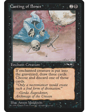 Magic: The Gathering Casting of Bones (Hooded Figure) (44b) Lightly Played