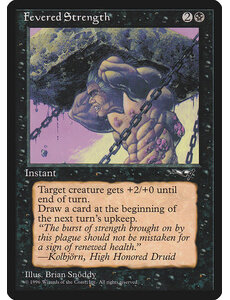 Magic: The Gathering Fevered Strength (50a) Moderately Played