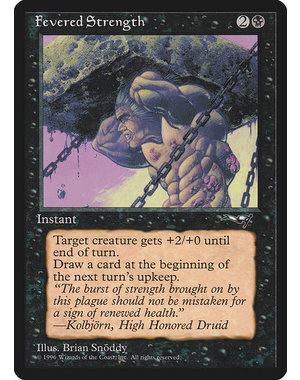 Magic: The Gathering Fevered Strength (50a) Moderately Played