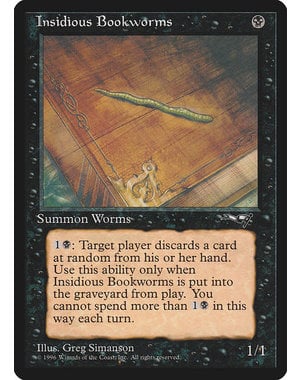 Magic: The Gathering Insidious Bookworms (Single) (51b) Moderately Played