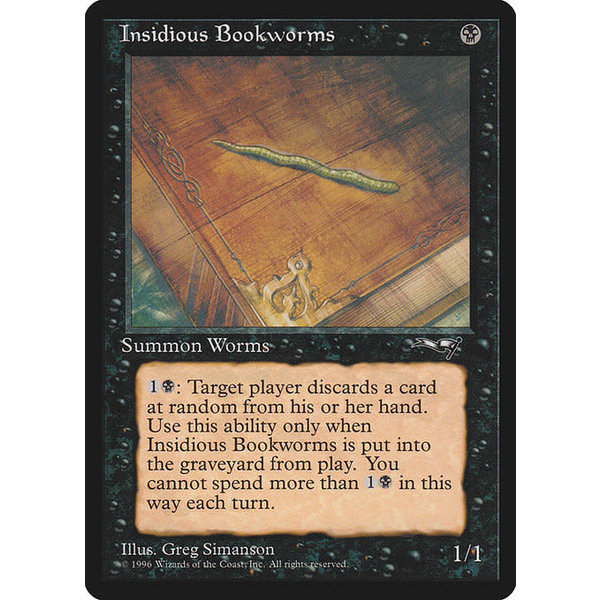 Magic: The Gathering Insidious Bookworms (Single) (51b) Moderately Played