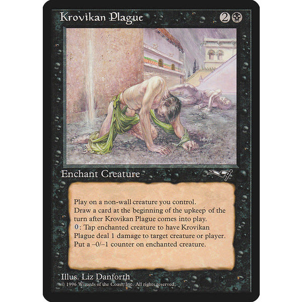 Magic: The Gathering Krovikan Plague (054) Lightly Played