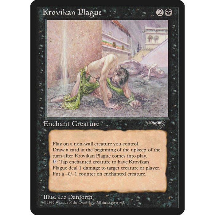 Magic: The Gathering Krovikan Plague (054) Moderately Played