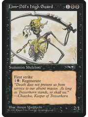 Magic: The Gathering Lim-Dul's High Guard (55b) Heavily Played