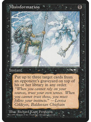Magic: The Gathering Misinformation (056) Lightly Played