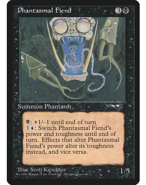 Magic: The Gathering Phantasmal Fiend (Close-up) (57a) Moderately Played