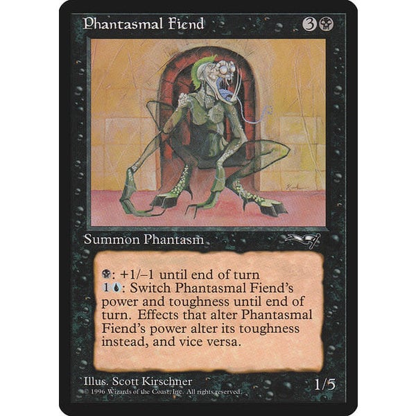 Magic: The Gathering Phantasmal Fiend (Doorway) (57b) Moderately Played