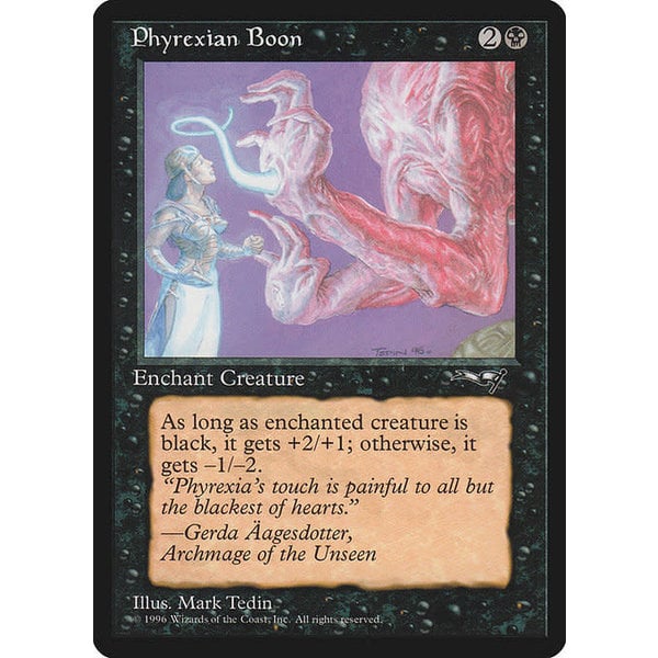 Magic: The Gathering Phyrexian Boon (58a) Moderately Played