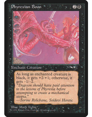 Magic: The Gathering Phyrexian Boon (Man Held Aloft) (023) Lightly Played