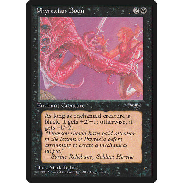 Magic: The Gathering Phyrexian Boon (Man Held Aloft) (58b) Lightly Played