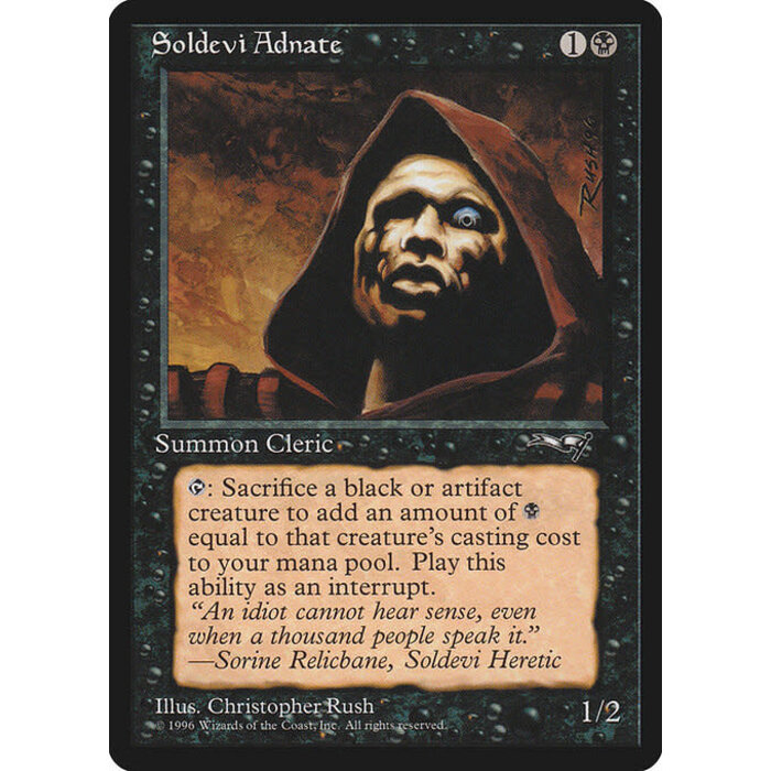 Magic: The Gathering Soldevi Adnate (60b) Moderately Played