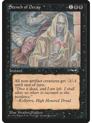 Magic: The Gathering Stench of Decay (Red Flower) (61a) Lightly Played