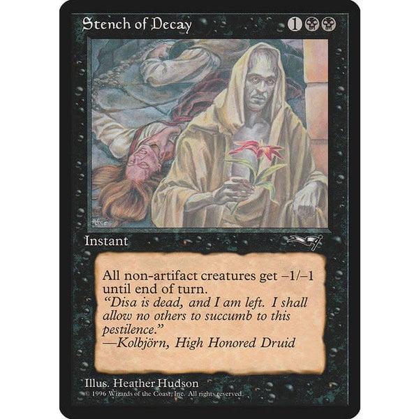 Magic: The Gathering Stench of Decay (Red Flower) (61a) Lightly Played