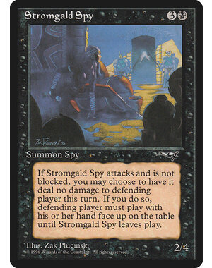 Magic: The Gathering Stromgald Spy (062) Heavily Played