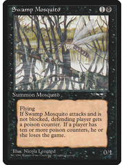 Magic: The Gathering Swamp Mosquito (Fallen Tree) (63a) Heavily Played