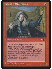 Magic: The Gathering Agent of Stromgald (Woman Holding Staff) (64a) Heavily Played