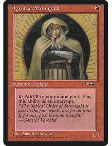 Magic: The Gathering Agent of Stromgald (Woman With Hood) (64b) Moderately Played