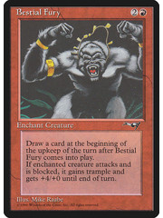 Magic: The Gathering Bestial Fury (67b) Moderately Played