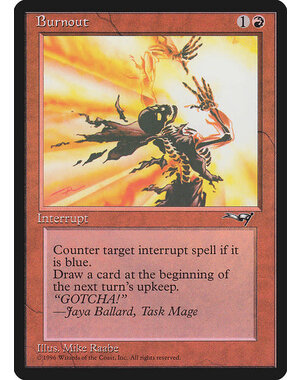 Magic: The Gathering Burnout (068) Damaged