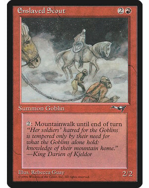 Magic: The Gathering Enslaved Scout (Horses) (71a) Moderately Played