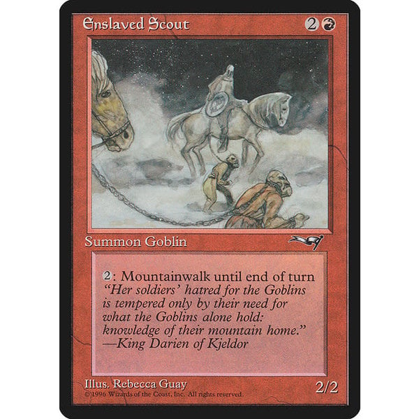 Magic: The Gathering Enslaved Scout (Horses) (71a) Moderately Played