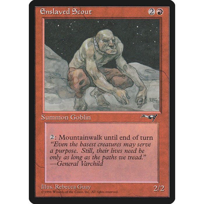 Magic: The Gathering Enslaved Scout (71b) Lightly Played