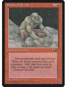 Magic: The Gathering Enslaved Scout (71b) Moderately Played
