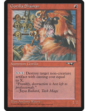 Magic: The Gathering Gorilla Shaman (72a) Lightly Played