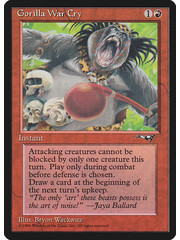 Magic: The Gathering Gorilla War Cry (Red Club) (73a) Moderately Played