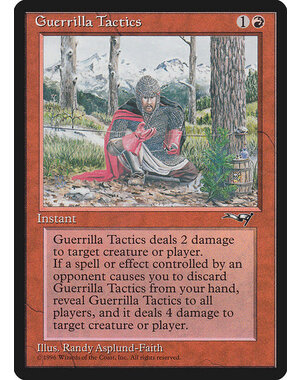 Magic: The Gathering Guerrilla Tactics (Kneeling Knight) (74a) Lightly Played