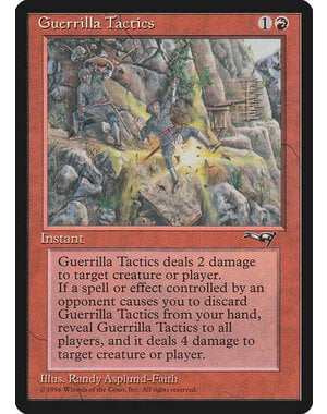 Magic: The Gathering Guerrilla Tactics (Cliff) (74b) Lightly Played