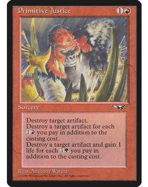 Magic: The Gathering Primitive Justice (077) Lightly Played