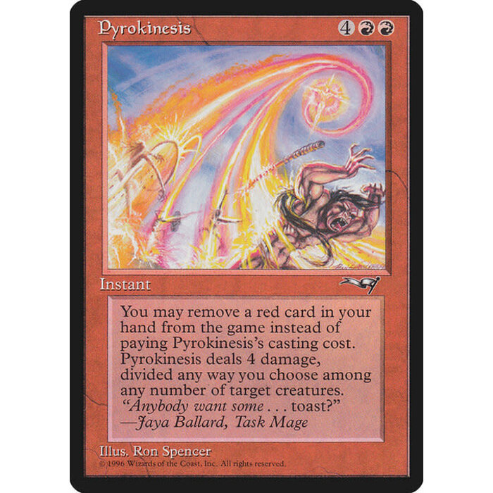 Magic: The Gathering Pyrokinesis (078) Lightly Played