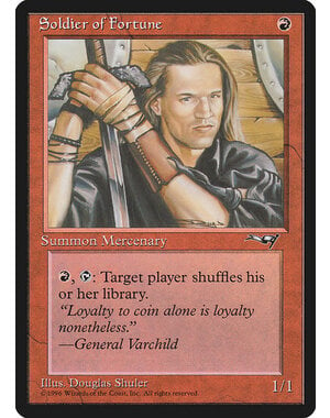 Magic: The Gathering Soldier of Fortune (080) Lightly Played