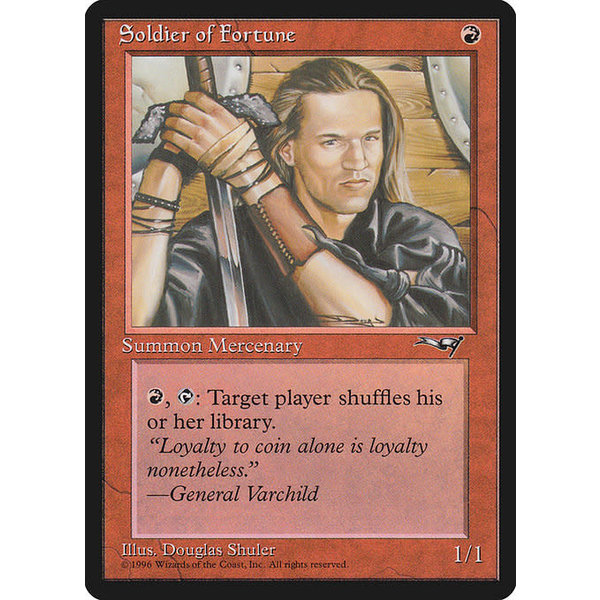 Magic: The Gathering Soldier of Fortune (080) Lightly Played