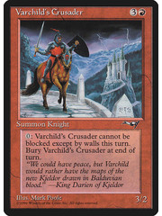 Magic: The Gathering Varchild's Crusader (Castle) (82a) Moderately Played