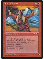 Magic: The Gathering Storm Shaman (Female) (81b) Moderately Played