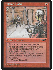 Magic: The Gathering Veteran's Voice (84b) Moderately Played