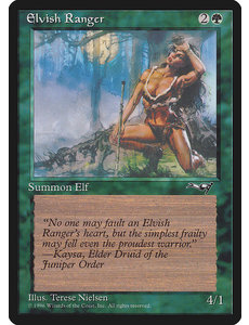 Magic: The Gathering Elvish Ranger (Female) (88a) Lightly Played