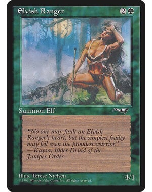 Magic: The Gathering Elvish Ranger (Female) (88a) Lightly Played