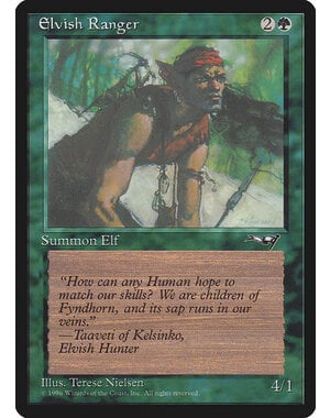 Magic: The Gathering Elvish Ranger (Male) (88b) Moderately Played