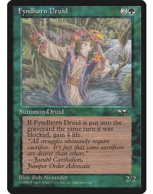 Magic: The Gathering Fyndhorn Druid (90a) Moderately Played