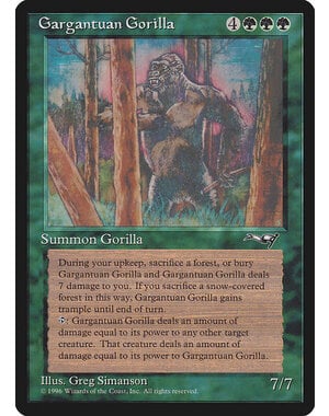 Magic: The Gathering Gargantuan Gorilla (091) Heavily Played