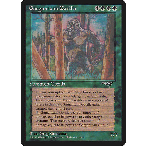 Magic: The Gathering Gargantuan Gorilla (091) Heavily Played