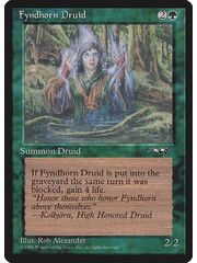 Magic: The Gathering Fyndhorn Druid (Facing Right) (90b) Moderately Played