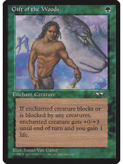 Magic: The Gathering Gift of the Woods (92b) Moderately Played