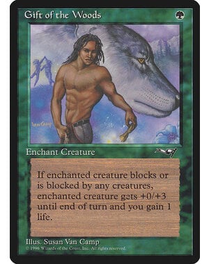 Magic: The Gathering Gift of the Woods (92b) Moderately Played