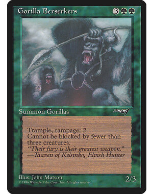 Magic: The Gathering Gorilla Berserkers (93a) Heavily Played